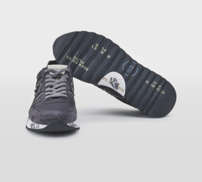 premiata UOMO CALZATURE SNEAKERS LANDER NERO FUMO 40, 41-2, 42, 44-2, 45-2, 43-2, 46-2 immagine n. 5/5