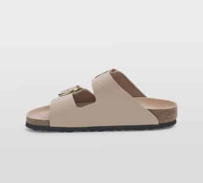 BIRKENSTOCK DONNA CIABATTA ANATOMICA ARIZONA BIG BUCKLE NEW BEIGE 35, 36, 37-2, 38-2, 39-2, 40, 41-2 immagine n. 2/5
