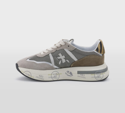 premiata DONNA Donna SNEAKERS CASSIE FANGO ANIMALIER 36, 37-2, 38-2, 39-2, 40, 41-2 immagine n. 2/5