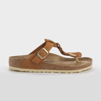 BIRKENSTOCK UNISEX CIABATTA ANATOMICA INFRADITO GIZEH NABUK OLIATO CUOIO TRECCIA 36, 37-2, 38-2, 39-2, 40, 41-2 immagine n. 1/5