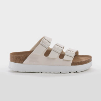 BIRKENSTOCK UNISEX CIABATTA ANATOMICA CIABATTA FLORIDA PLATFORM GESSO 36, 37-2, 38-2, 39-2, 40, 41-2 immagine n. 1/5