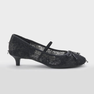 ASH DONNA DECOLTE' BALLERINA PIZZO NERO 36, 37-2, 38-2, 39-2, 41-2 immagine n. 1/5