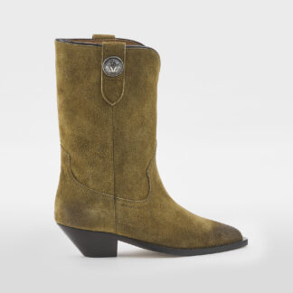 VIA ROMA 15 DONNA Donna TEXANO 3/4 CAMOSCIO SIGARO 36, 37-2, 38-2, 39-2, 40, 41-2 immagine n. 1/5