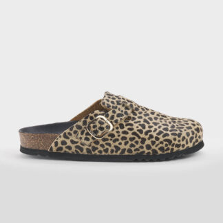 SCHOLL DONNA CIABATTA ANATOMICA SABOT CAVALLINO LEOPARDATO 36, 37-2, 38-2, 39-2, 40, 41-2 immagine n. 1/5